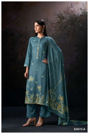 Ganga Fashion Gehna 3972 Premium Pashmina Embroidered Salwar Kameez