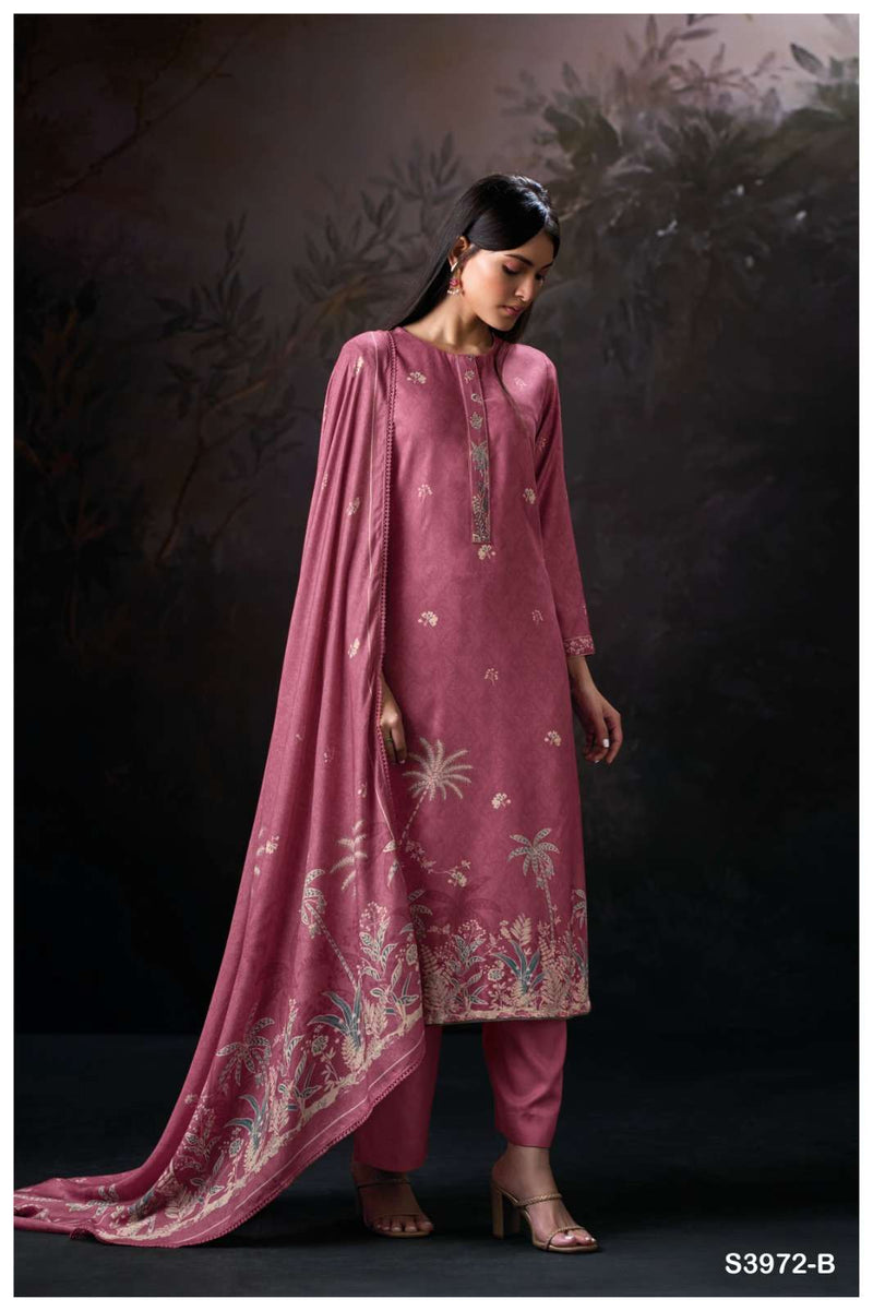 Ganga Fashion Gehna 3972 Premium Pashmina Embroidered Salwar Kameez