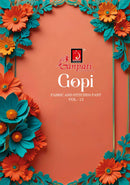 Ganpati Gopi Vol 13 Heavy Cotton Suit Set with Cotton Dupatta