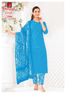 Ganpati Gopi Vol 13 Heavy Cotton Suit Set with Cotton Dupatta