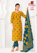 Ganpati Gopi Vol 13 Heavy Cotton Suit Set with Cotton Dupatta