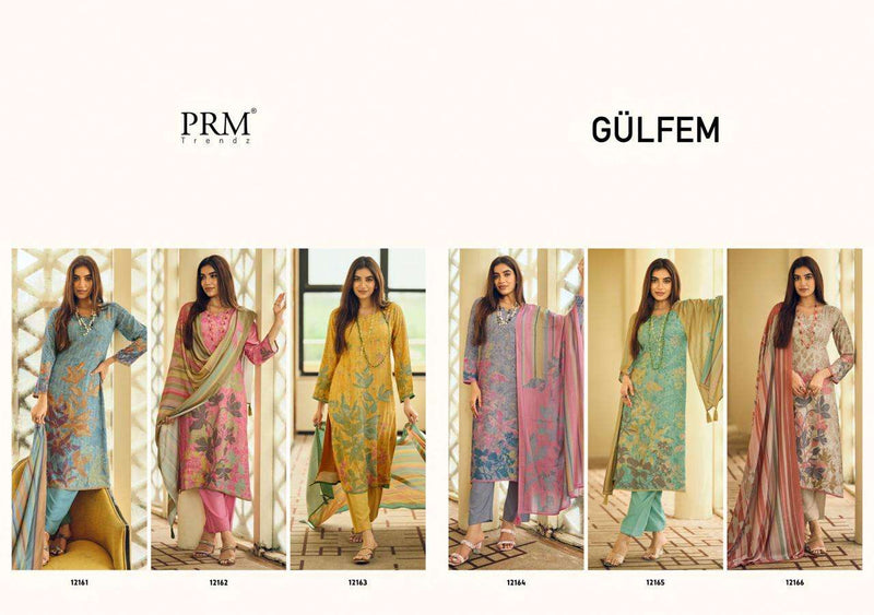 Prm Trendz Gulfem Pashmina Handwork Designer Work Salwar Suit