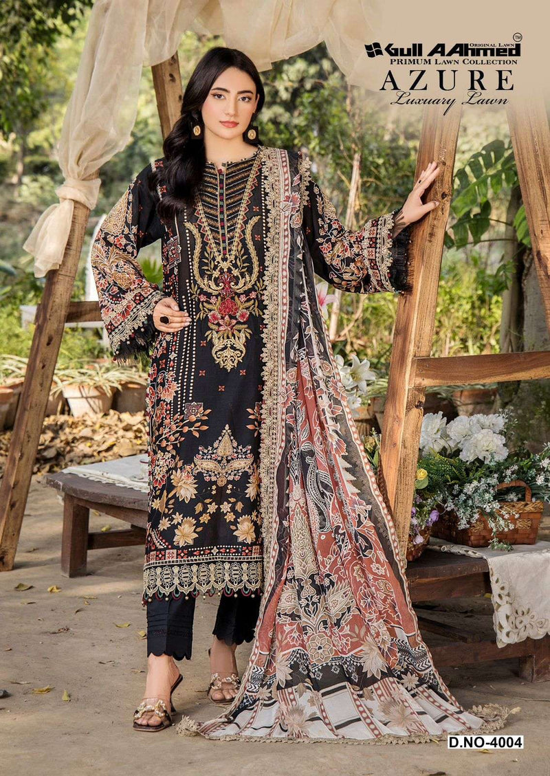 Gull Ahmed Lawn Azure Vol-04 – Pure Cambridge Collection with Mal Mal Dupatta