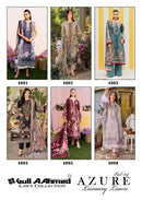 Gull Ahmed Lawn Azure Vol-04 – Pure Cambridge Collection with Mal Mal Dupatta