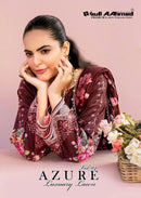 Gull Ahmed Lawn Azure Vol-04 – Pure Cambridge Collection with Mal Mal Dupatta