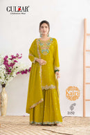 Gulzar Kairi Premium Chinon Elegant Designer Sharara Style Fancy Suit