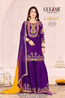 Gulzar Lubhani Chinon Heavy Traditional Embroidered Designer Salwar Kameez