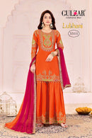 Gulzar Lubhani Chinon Heavy Traditional Embroidered Designer Salwar Kameez