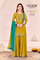 Gulzar Lubhani Chinon Heavy Traditional Embroidered Designer Salwar Kameez