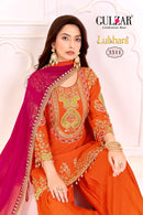 Gulzar Lubhani Chinon Heavy Traditional Embroidered Designer Salwar Kameez