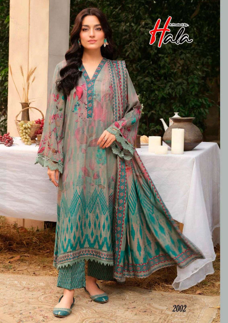 Hala Azure Vol 2 Lawn Cotton Printed Casual Wear Salwar Kameez