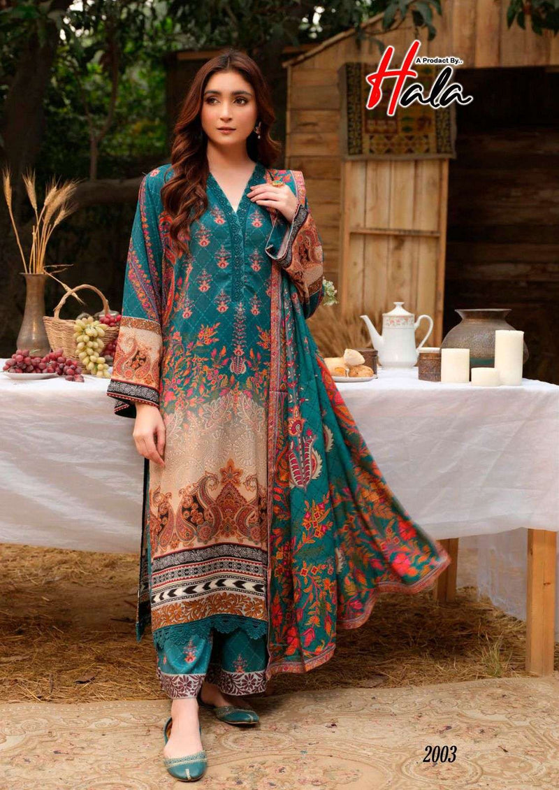 Hala Azure Vol 2 Lawn Cotton Printed Casual Wear Salwar Kameez