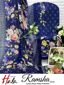 Hala Ramsha Vol 5 Pure Cotton Printed Casual Wear Salwar Suit