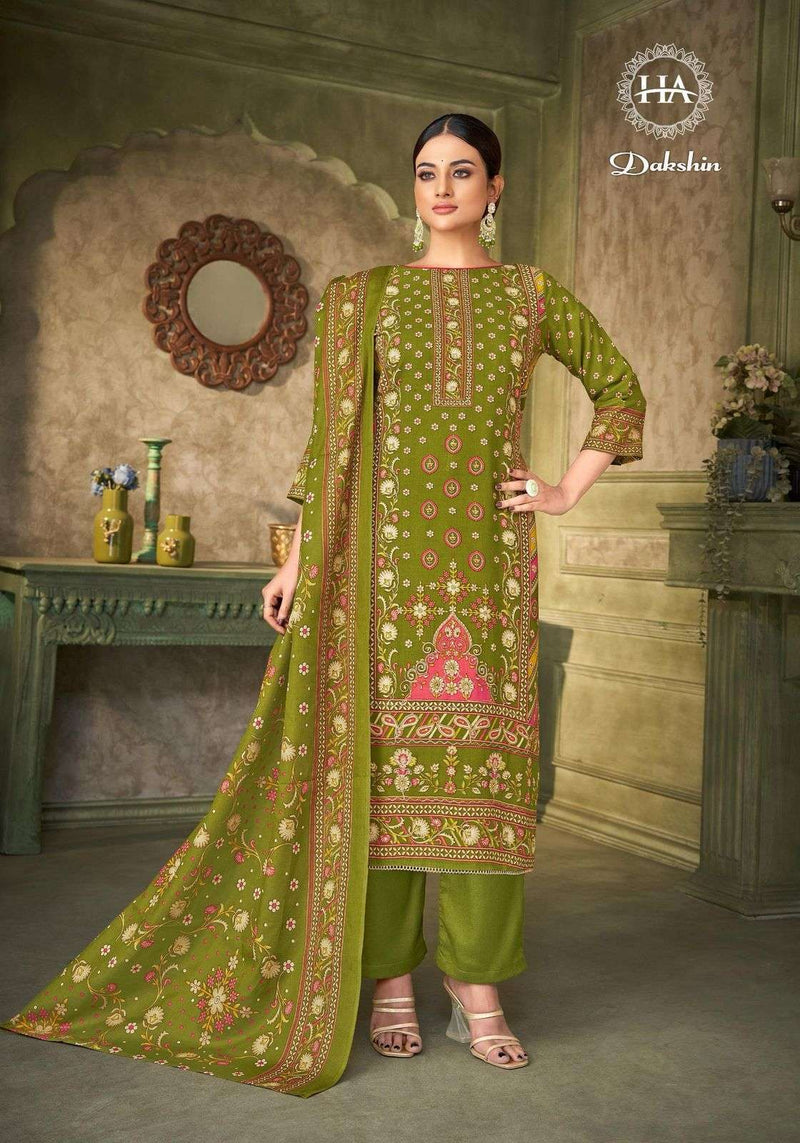 Harshit Fashion Dakshh Pure Viscose Rayon Handwork Designer Salwar Kameez