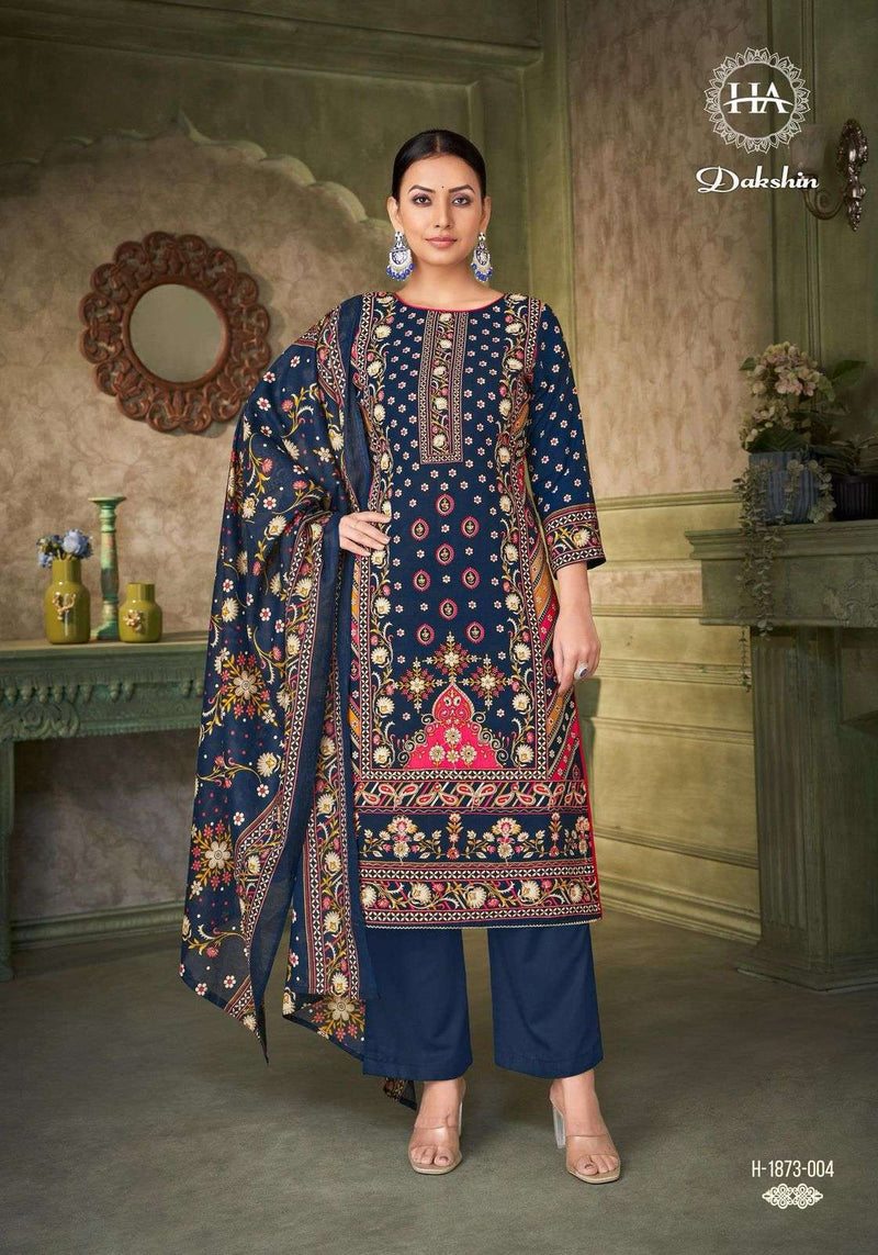 Harshit Fashion Dakshh Pure Viscose Rayon Handwork Designer Salwar Kameez