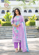 Harshit Fashion Summer Saga Vol 4 Pure Cotton Diamond Work Salwar Suit