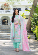 Harshit Fashion Summer Saga Vol 4 Pure Cotton Diamond Work Salwar Suit