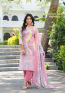 Harshit Fashion Summer Saga Vol 4 Pure Cotton Diamond Work Salwar Suit