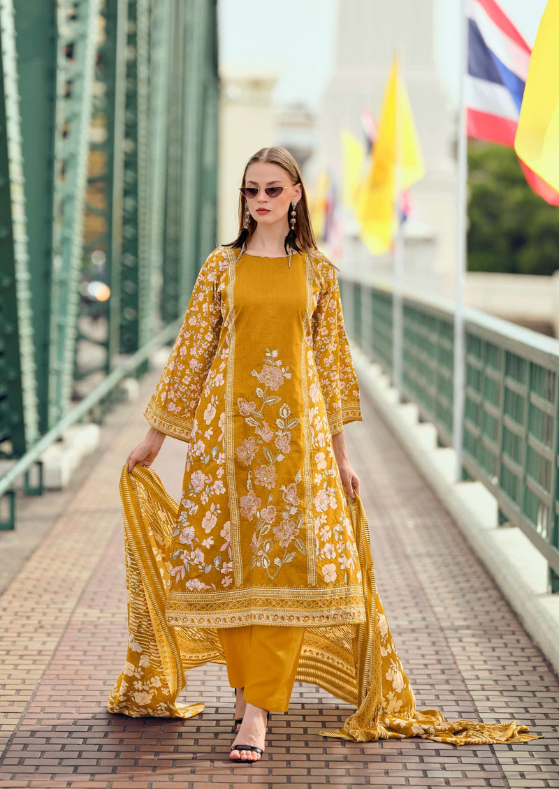 Hermitage Cashmere Vol 2 Pure Viscose Lawn Embroidered Salwar Suit