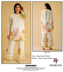 Hoor Tex Co Ord Set Satin Digital Printed Pret Kurti