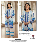 Hoor Tex Co Ord Set Satin Digital Printed Pret Kurti