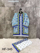 Hoor Tex Co Ord Set Satin Digital Printed Pret Kurti