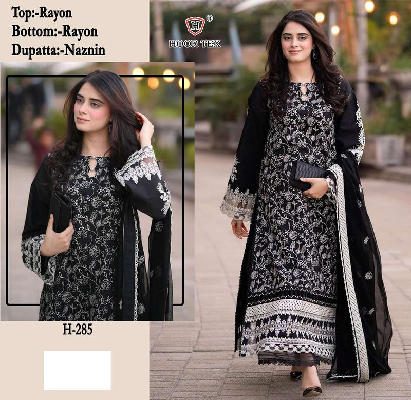 Hoor Tex H 285 Heavy Rayon Fancy Designer Wear Salwar Suit