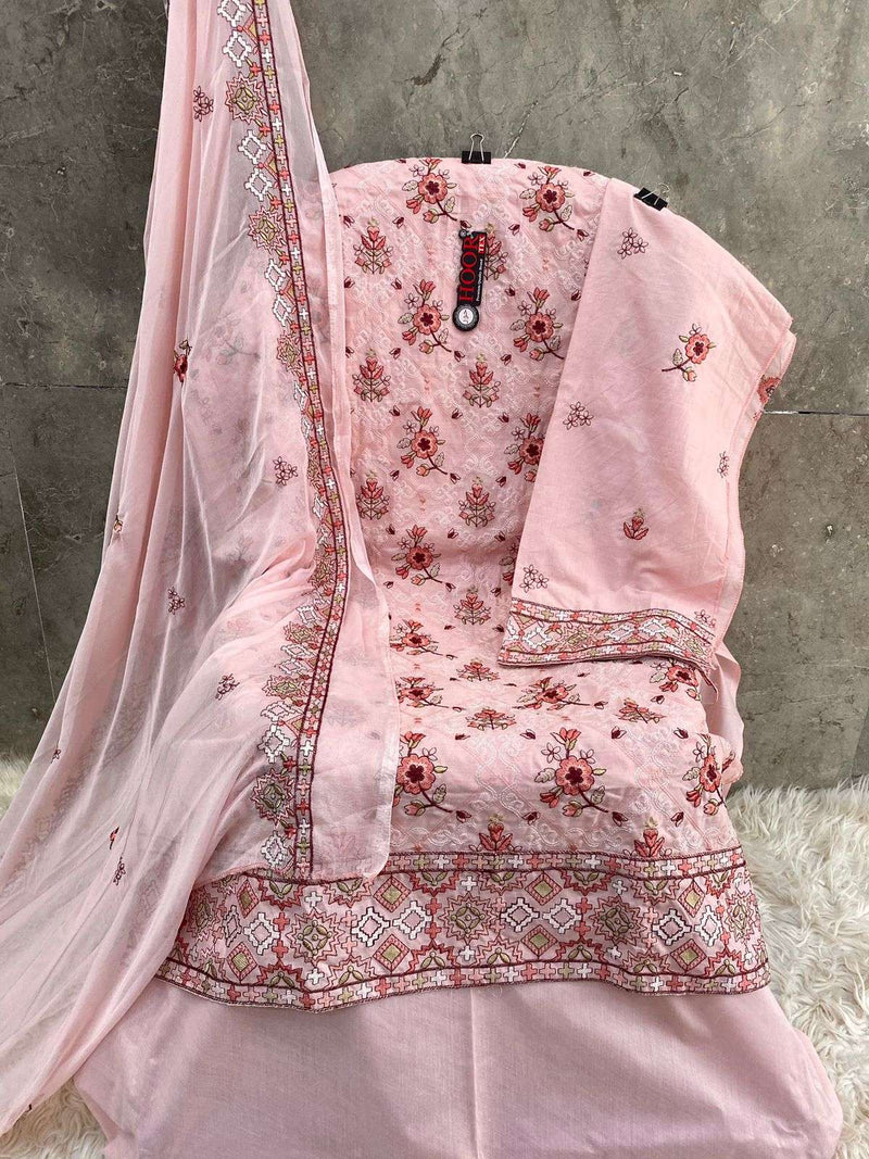 Hoor Tex H 295 Cotton Designer Wear Embroidered Salwar Kameez