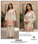 Hoor Tex HF 239-405 Rayon Satin Imported Printed Co-Ord Set