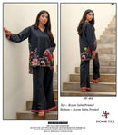 Hoor Tex HF 239-405 Rayon Satin Imported Printed Co-Ord Set