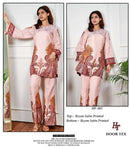 Hoor Tex HF 239-405 Rayon Satin Imported Printed Co-Ord Set