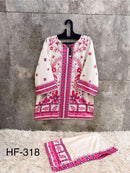 Hoor Tex HF 239-405 Rayon Satin Imported Printed Co-Ord Set