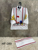 Hoor Tex HF 239-405 Rayon Satin Imported Printed Co-Ord Set