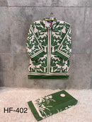 Hoor Tex HF 239-405 Rayon Satin Imported Printed Co-Ord Set