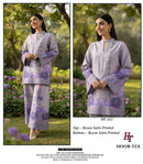 Hoor Tex HF 239-405 Rayon Satin Imported Printed Co-Ord Set