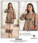 Hoor Tex HF 239-405 Rayon Satin Imported Printed Co-Ord Set