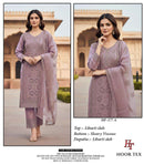 Hoor Tex HF 377 Fancy Designer Work Embroidered Readymade Pakistani Suit
