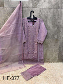 Hoor Tex HF 377 Fancy Designer Work Embroidered Readymade Pakistani Suit