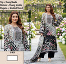 Hoor Tex H 405-413 Pure Muslin Printed Designer Co Ord Set
