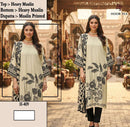 Hoor Tex H 405-413 Pure Muslin Printed Designer Co Ord Set