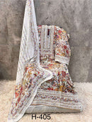 Hoor Tex H 405-413 Pure Muslin Printed Designer Co Ord Set