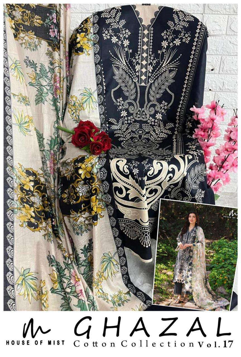 House Of Mist Ghazal Cotton Collection Vol 17 Printed Dailywear Karachi Suit