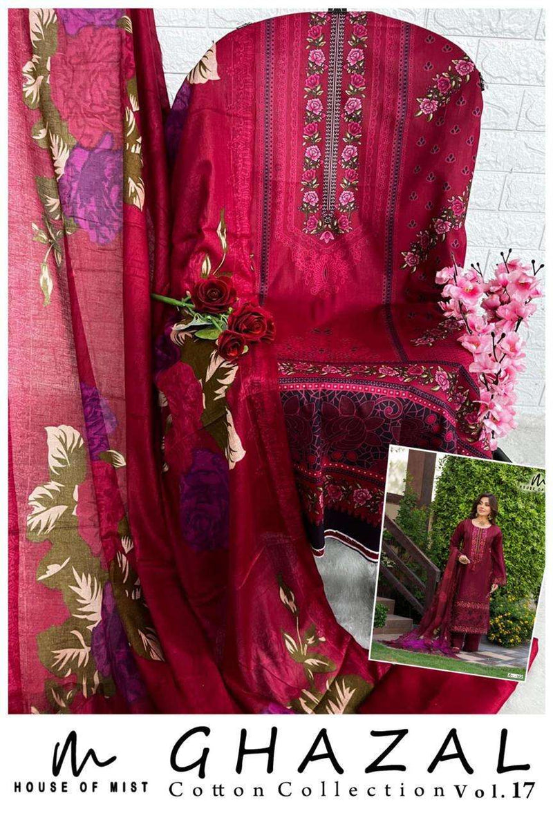 House Of Mist Ghazal Cotton Collection Vol 17 Printed Dailywear Karachi Suit