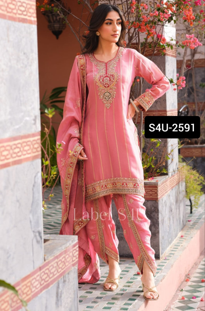 S4u Shivali Dno 2591 Fancy Stylish Party Wear Designer Kurti