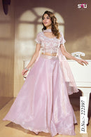 S4U by Shivali – Festive Diaries Vol. 28 | D.No 222397 | Designer Pink Lehenga Set