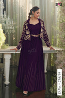 S4U by Shivali – Festive Diaries Vol. 28 | D.No 218169 | Designer Velvet Jacket Set