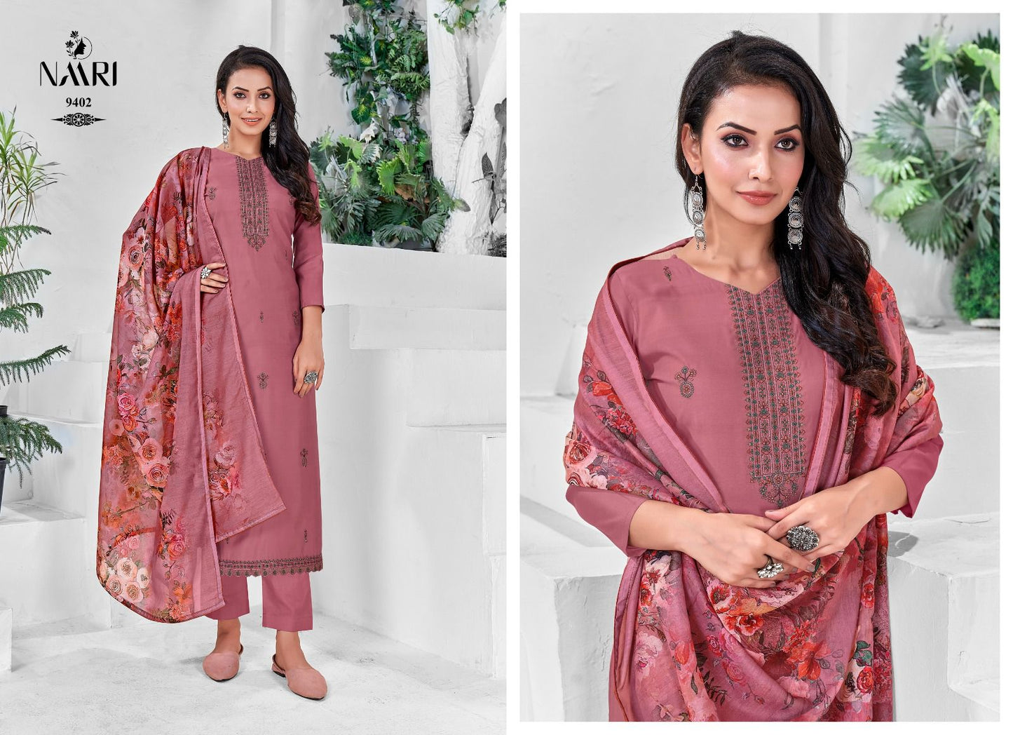 Naari Inaya Viscose Silk Fancy Designer Work Salwar Suits