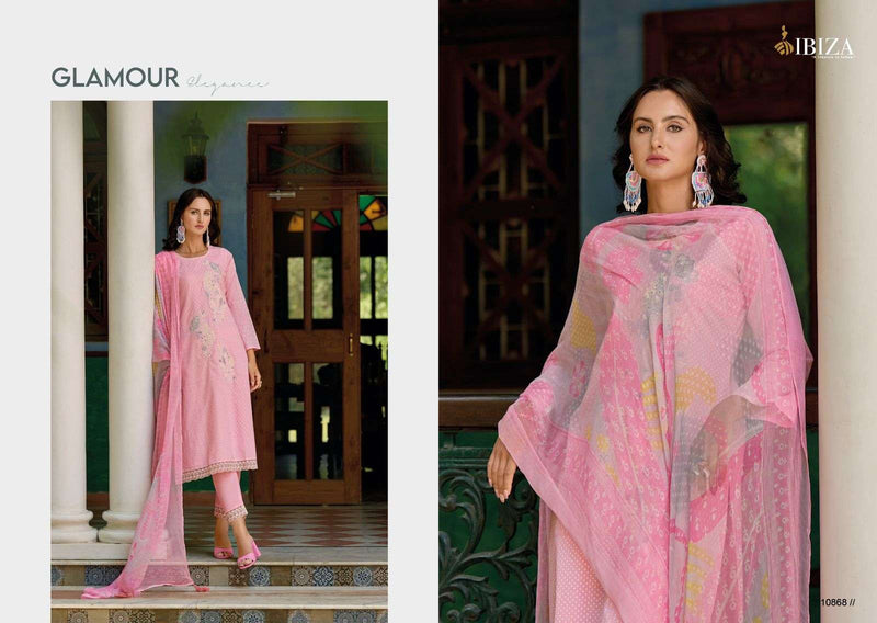 Ibiza Gucci Lawn Cotton Khaddi Print With Fancy Embroidery Work Fancy Salwar Suit