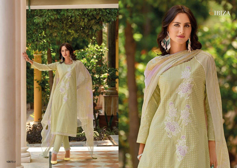 Ibiza Gucci Lawn Cotton Khaddi Print With Fancy Embroidery Work Fancy Salwar Suit