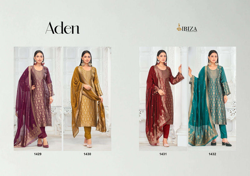 Ibiza Lifestyle Aden Silk Jacquard Banglory Silk Jacquard Handwork Salwar Suit